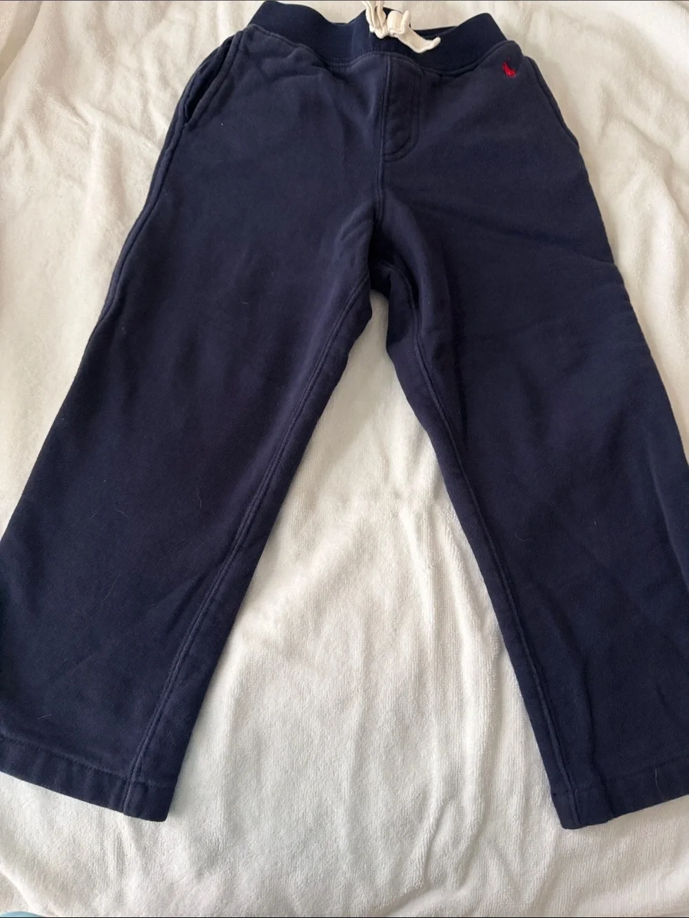 Ralph Lauren Navy Sweatpant Joggers with Red Pony